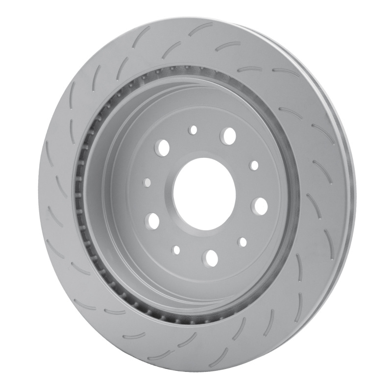Cadillac CTS Brake Rotor (1) - Left Rear - R1 Concepts - GeoSPEC Coated, Slotted - `15-`19